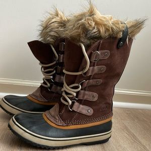 Sorel Women's Brown Joan Of Arctic Boot in Tobacco 1308891256 Size USA 7.5